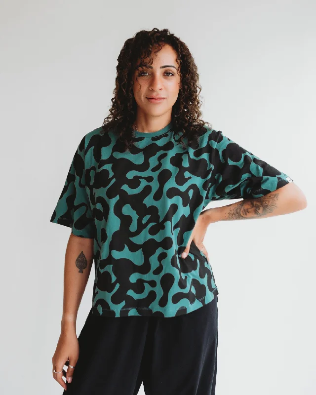 Elsie Misty Print Top