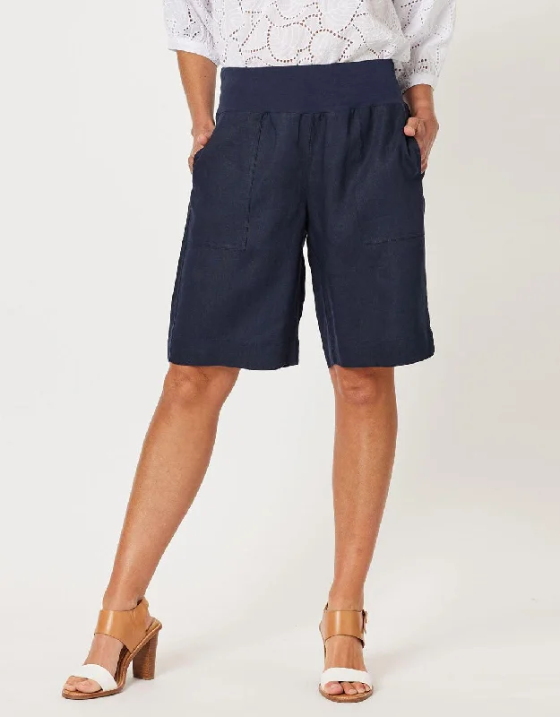 Jersey Waist Short - Navy