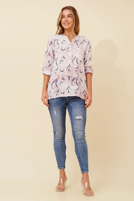 ROSETTA ABSTRACT PRINT TOP