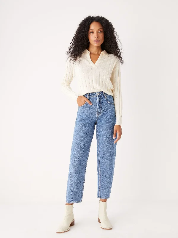 The Linda Ballon Fit Jean in Light Indigo